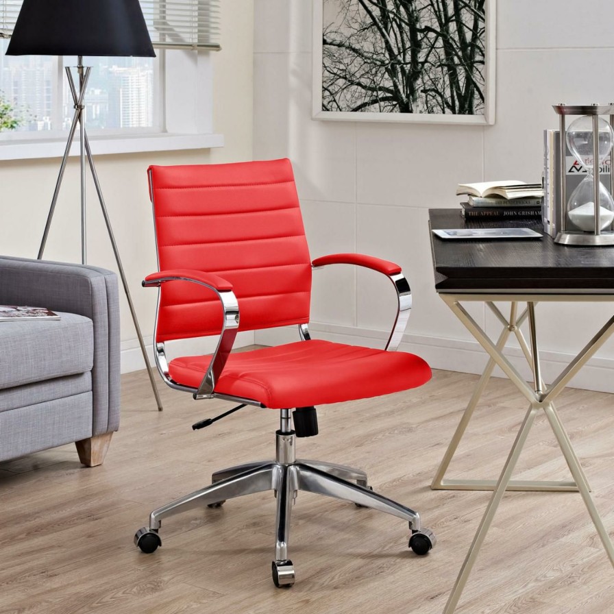 Task Chairs * | Buy Executive Chairs Modway Jive Mid-Back Office Chair