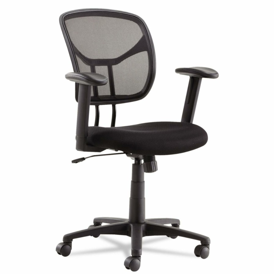 Task Chairs * | Buy Task Chairs Oif Swivel/Tilt Mesh Task Chair Black/Chrome