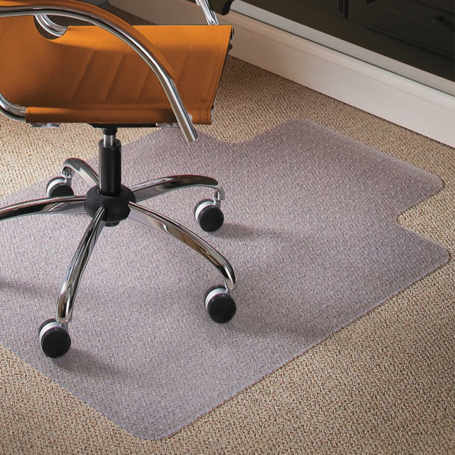 Computer Chair Mats * | Hot Sale Computer Chair Mats Es Robbins 45 X 53 Natural Origins Chair Mat For Carpet