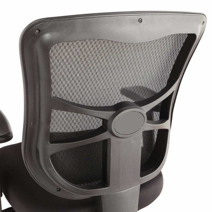 Task Chairs * | Cheap Task Chairs Alera Elusion Series Mesh Mid-Back Multifunction Chair Black