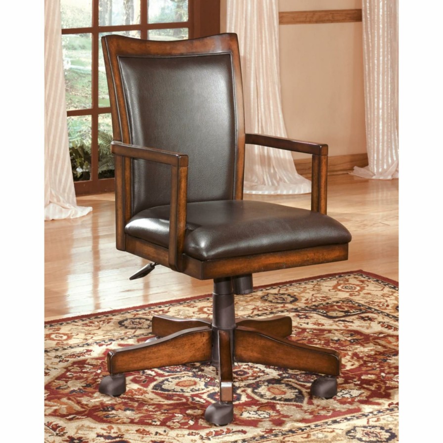 Office Chairs * | Wholesale Executive Chairs Signature Design By Ashley Hamlyn Home Office Executive Swivel Desk Chair