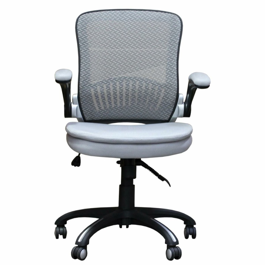 Task Chairs * | Deals Task Chairs Parker House Horizon Mesh Desk Chair With Gas Lift Black