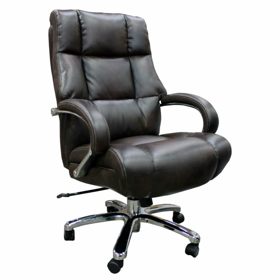 Office Chairs * | Coupon Executive Chairs Parker House Horizon Heavy Duty Desk Chair Cafe