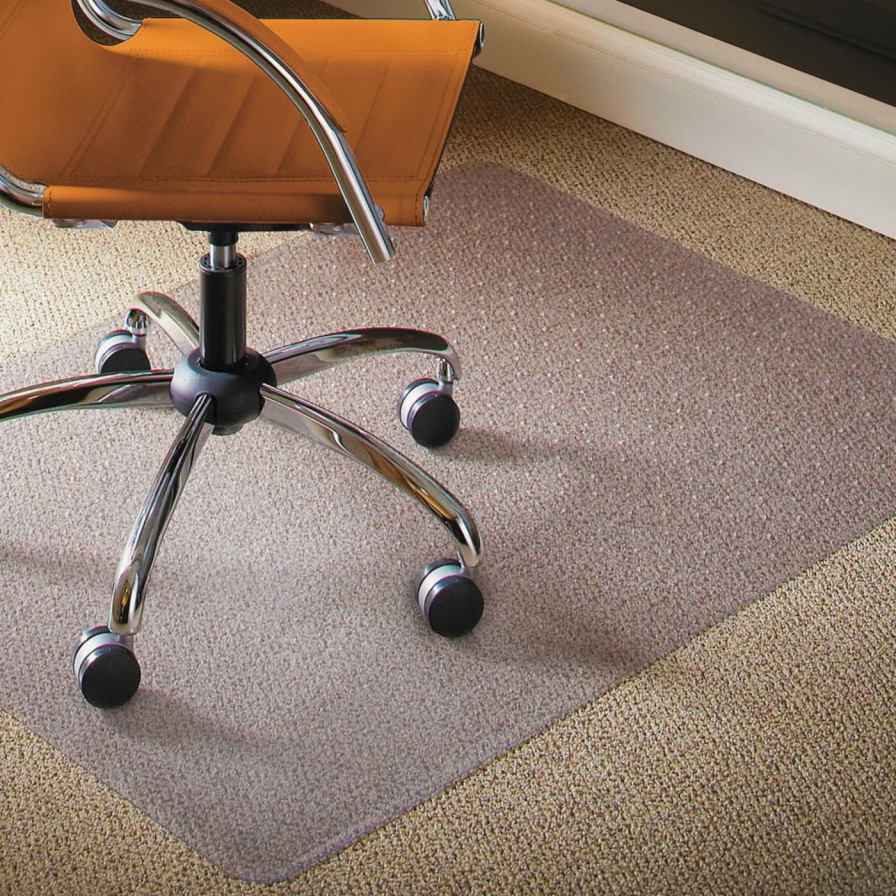 Computer Chair Mats * | Best Sale Computer Chair Mats Es Robbins 46 X 60 Natural Origins Chair Mat For Carpet