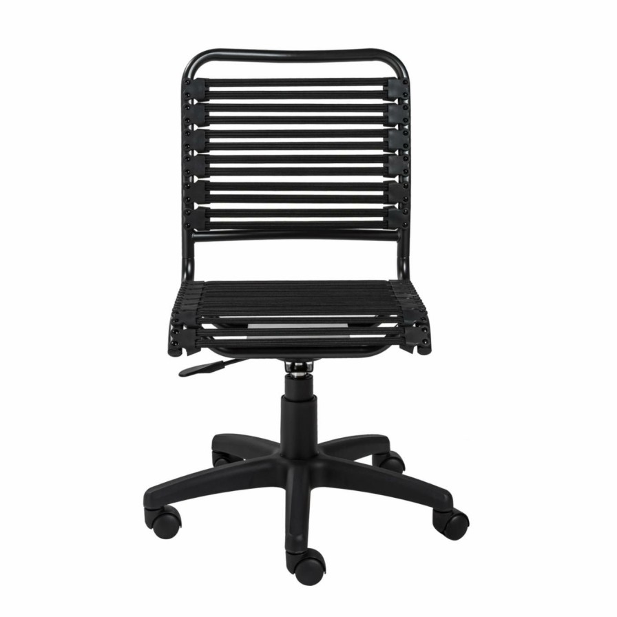 Task Chairs * | New Executive Chairs Euro Style Allison Bungee Flat Low-Back Armless Office Chair