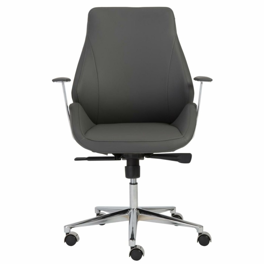 Task Chairs * | Discount Task Chairs Euro Style Bergen Low Back Office Chair