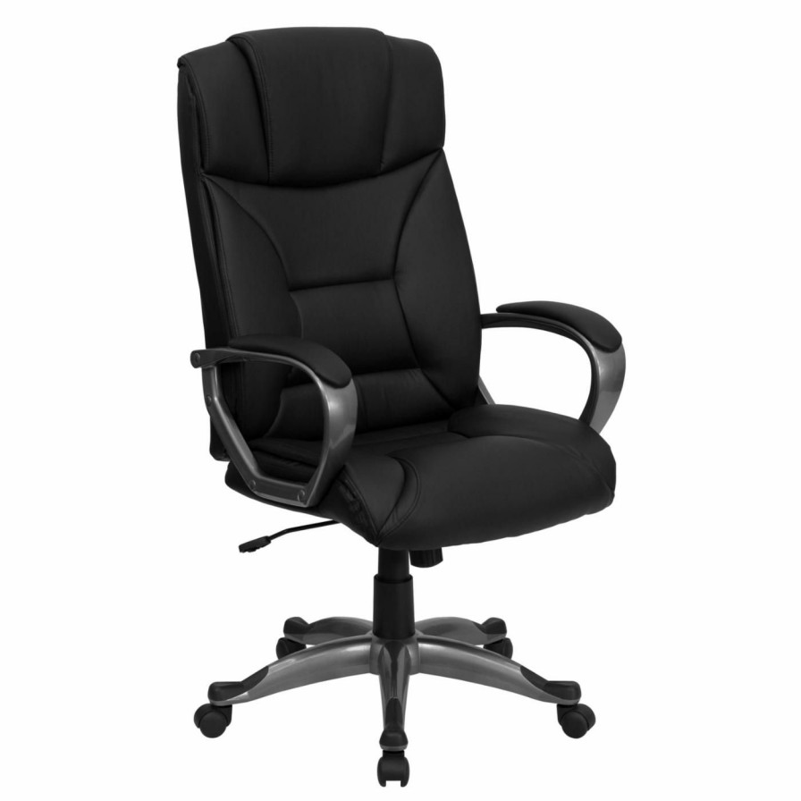 Task Chairs * | Deals Task Chairs Flash Furniture Rose High Back Executive Office Chair