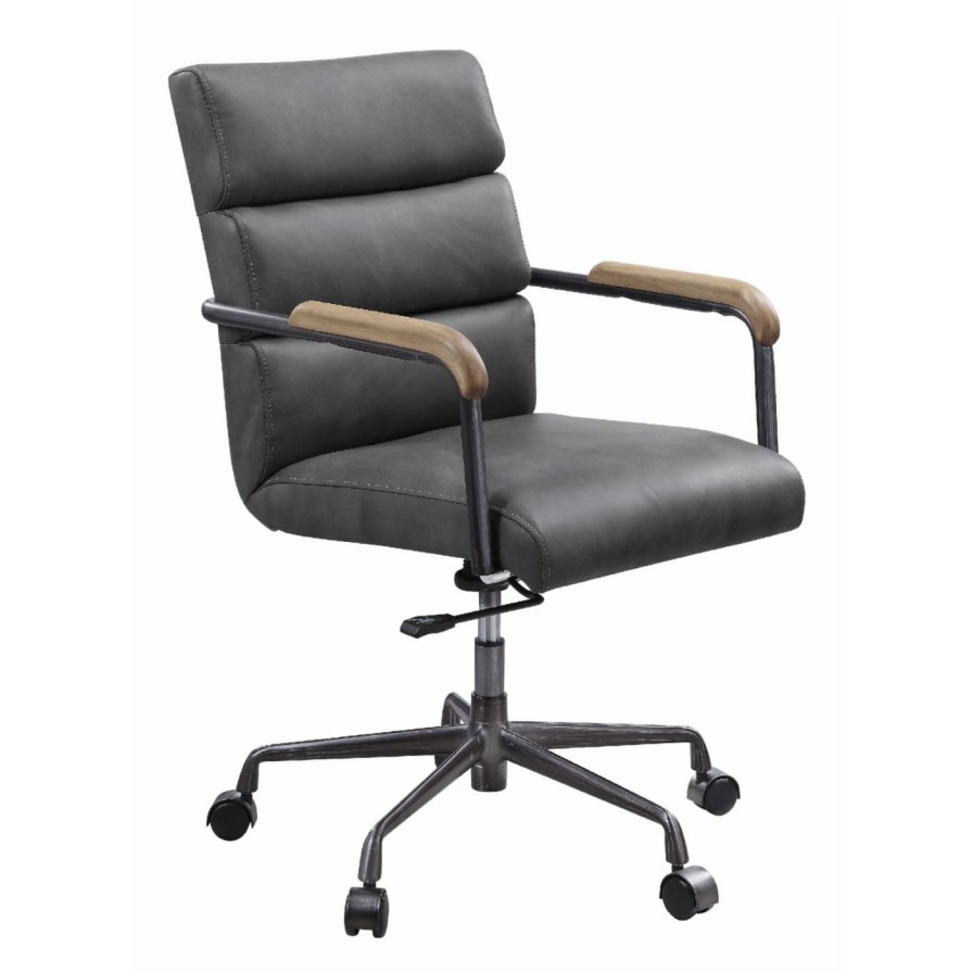 Task Chairs * | Cheapest Task Chairs Acme Furniture Halcyon Leather Office Chair