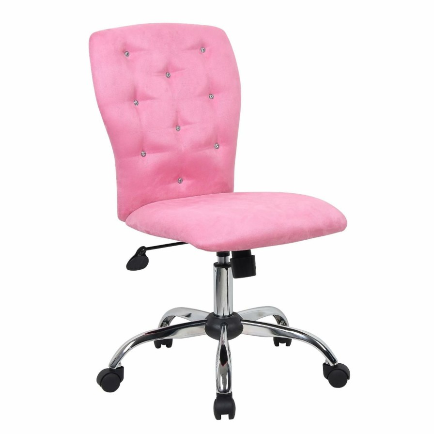 Task Chairs * | Budget Task Chairs Boss Tiffany Microfiber Chair