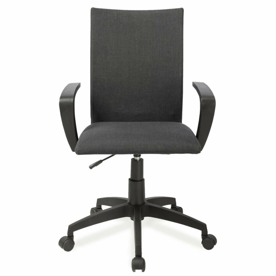 Task Chairs * | Wholesale Task Chairs Leick Home Apostrophe Office Chair With Caster Base