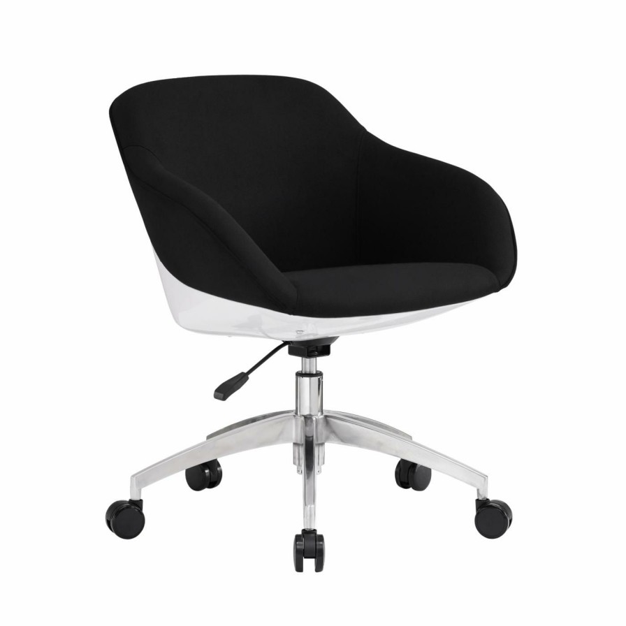 Task Chairs * | Best Deal Task Chairs Techni Mobili Home Office Adjustable Upholstered Low Back Task Chair