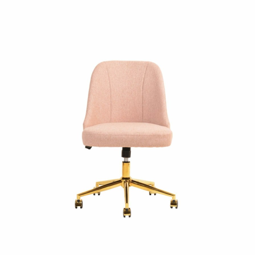 Task Chairs * | Budget Task Chairs Bloomingville Upholstered Adjustable Office Chair