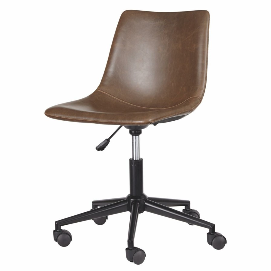 Task Chairs * | Buy Task Chairs Signature Design By Ashley Home Office Mid-Back Swivel Task Chair