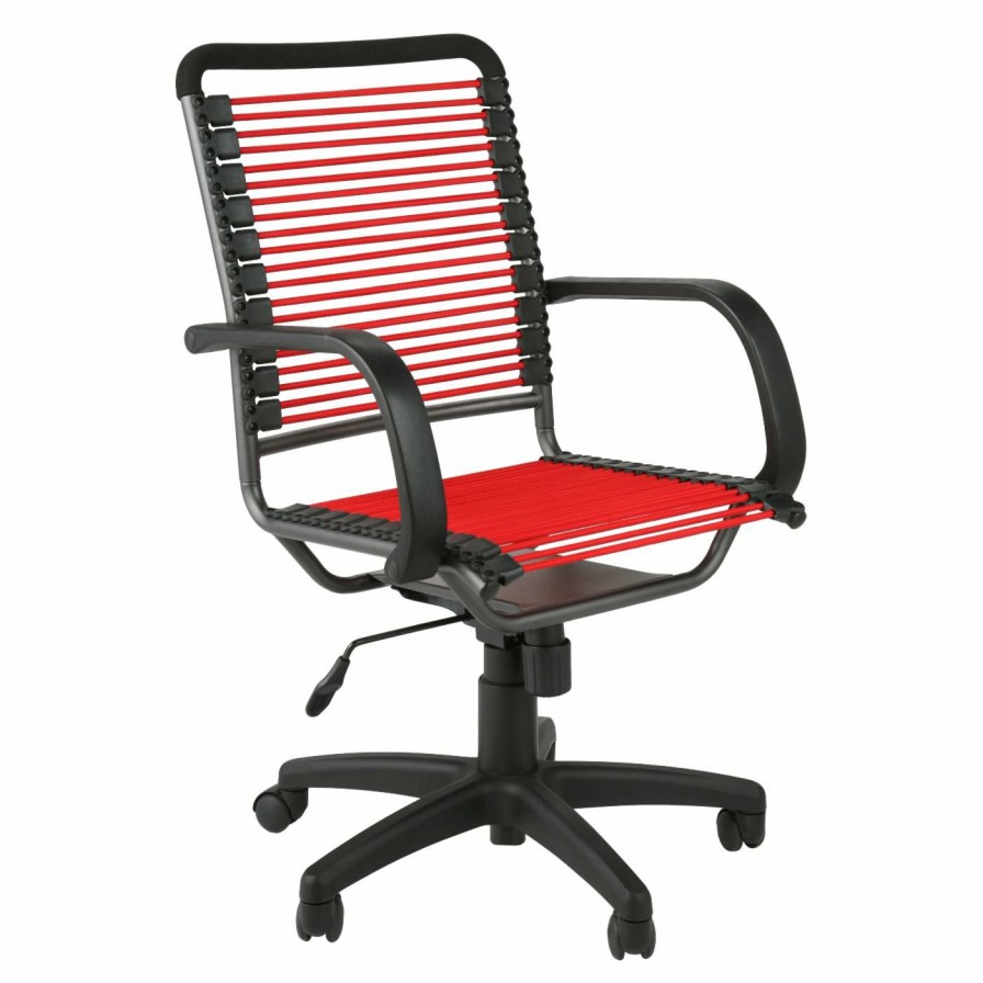 Task Chairs * | Hot Sale Task Chairs Euro Style Bungie High Back Office Chair