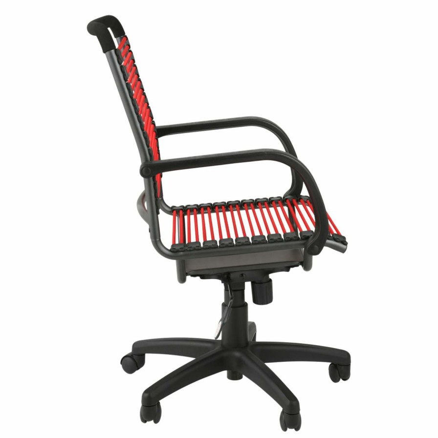 Task Chairs * | Hot Sale Task Chairs Euro Style Bungie High Back Office Chair