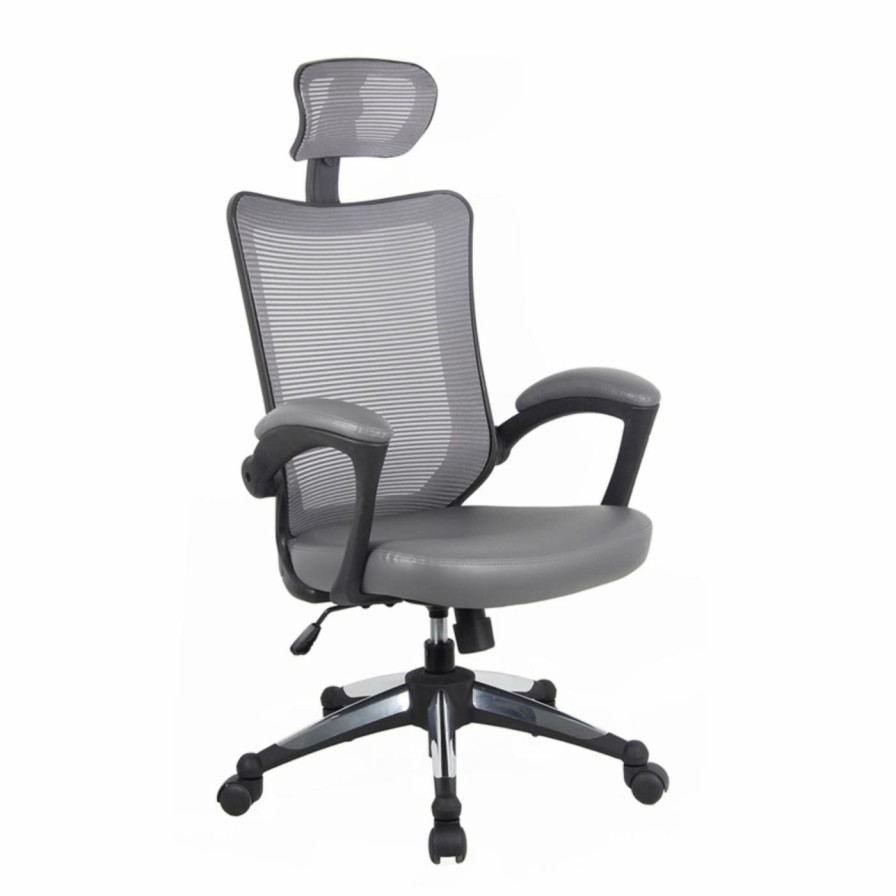 Office Chairs * | Hot Sale Executive Chairs Techni Mobili Mid-Back Mesh Task Office Chair With Adjustable Arms