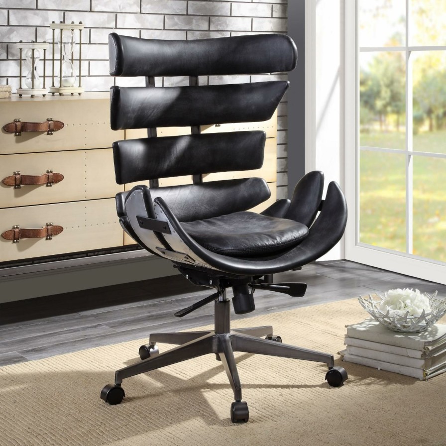 Office Chairs * | Outlet Executive Chairs Acme Furniture Megan Leather Executive Office Chair