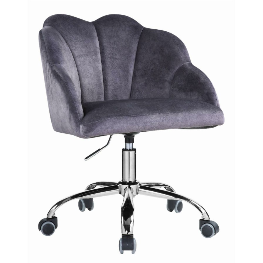 Task Chairs * | Deals Task Chairs Acme Furniture Rowse Velvet Office Chair