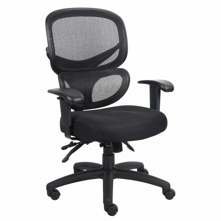 Task Chairs * | Best Pirce Task Chairs Boss Multi-Function Mesh Task Chair