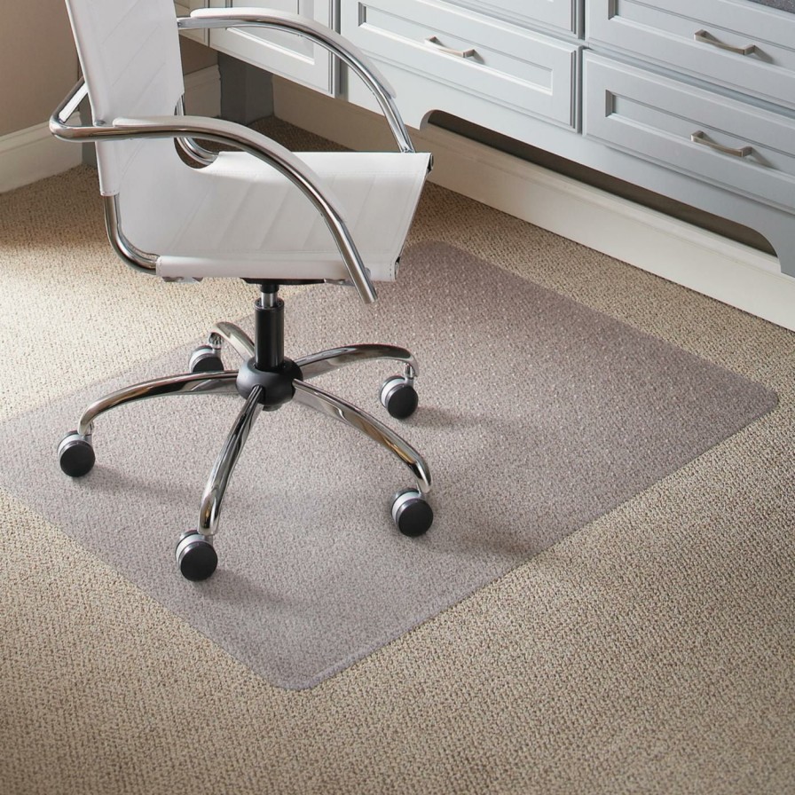 Computer Chair Mats * | Best Reviews Of Computer Chair Mats Es Robbins 46 X 60 Rectangle Task Series Anchorbar Chair Mat