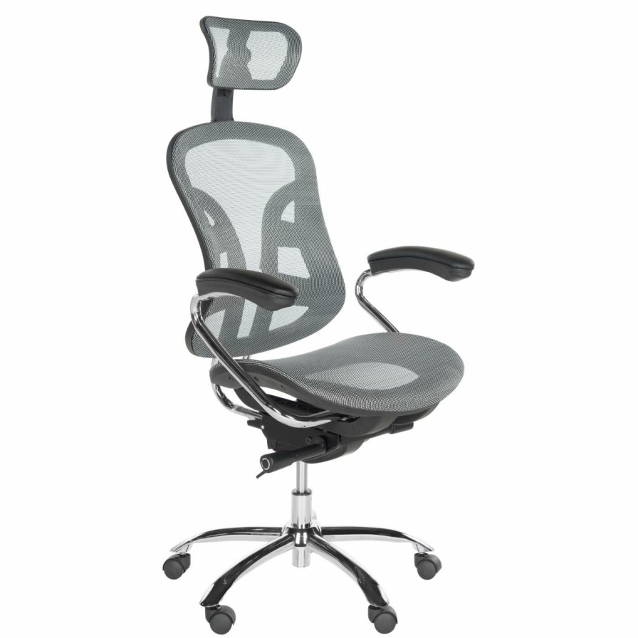 Office Chairs * | Promo Executive Chairs Safavieh Jarlan Adjustable Desk Chair