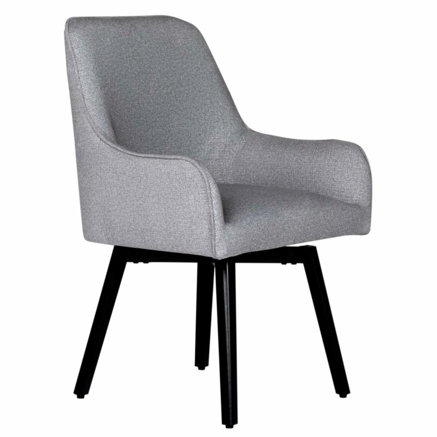 Task Chairs * | Flash Sale Executive Chairs Studio Designs Spire Luxe Swivel Office Arm Chair With Metal Legs