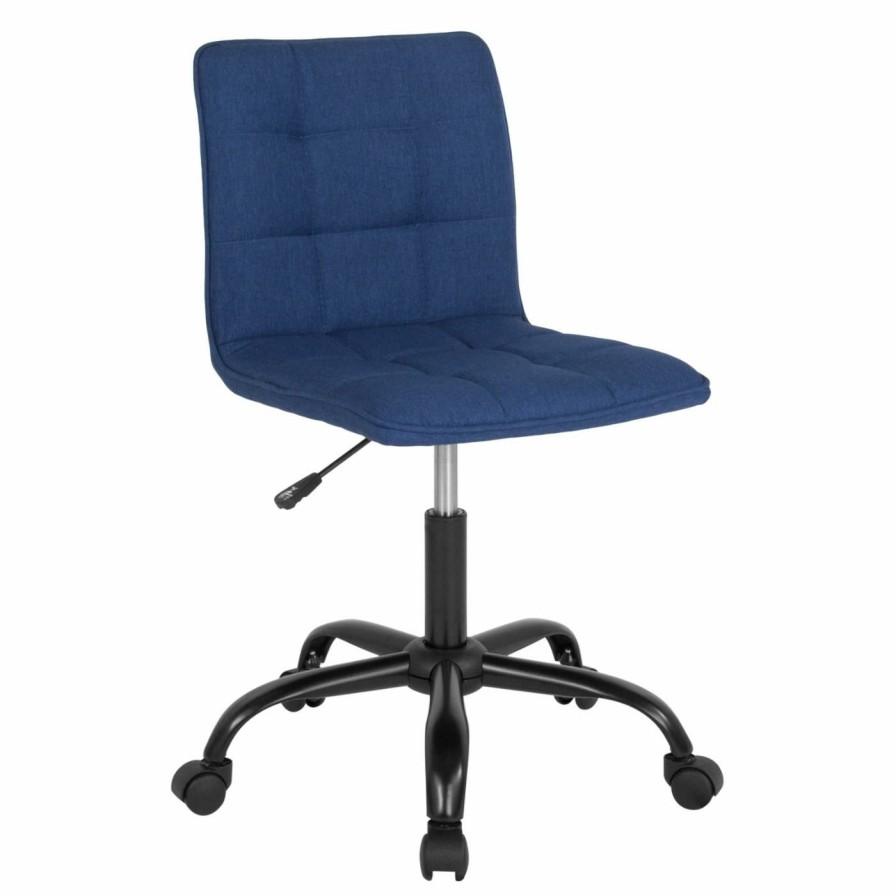 Task Chairs * | Best Deal Task Chairs Flash Furniture Sorrento Upholstered Office Task Chair Blue