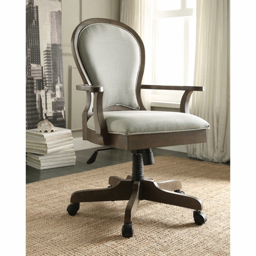 Task Chairs * | New Task Chairs Riverside Furniture Belmeade Scroll Back Desk Chair