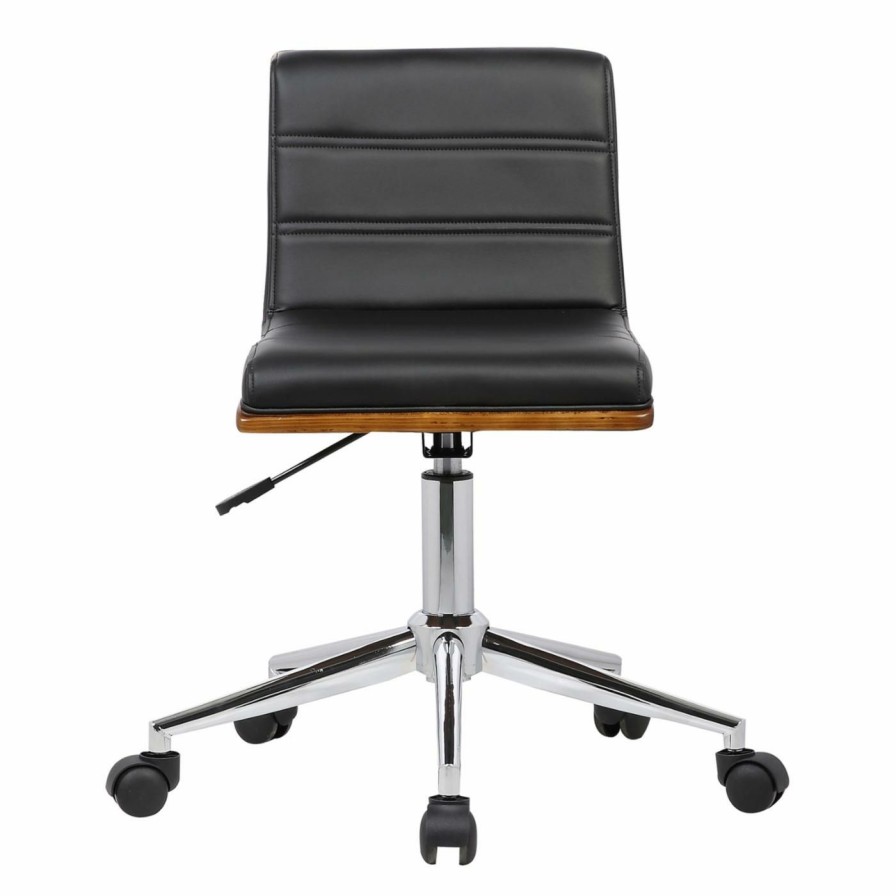 Task Chairs * | Outlet Task Chairs Armen Living Bowie Mid-Century Office Task Chair