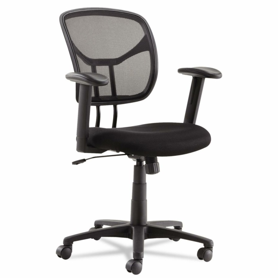 Task Chairs * | Top 10 Task Chairs Oif Swivel/Tilt Mesh Task Chair With Adjustable Arms