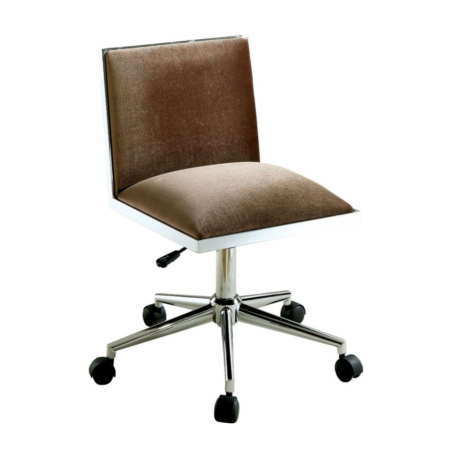 Office Chairs * | Promo Executive Chairs Furniture Of America Payne Contemporary Office Chair Brown