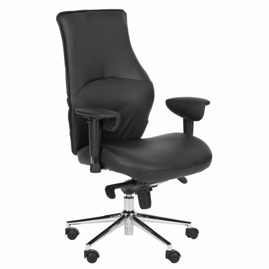 Office Chairs * | Cheapest Executive Chairs Safavieh Irving Desk Chair Black