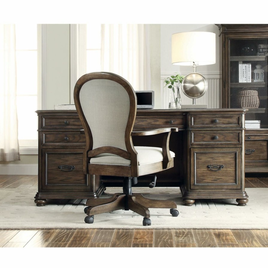 Task Chairs * | Deals Task Chairs Riverside Furniture Belmeade Round Back Desk Chair