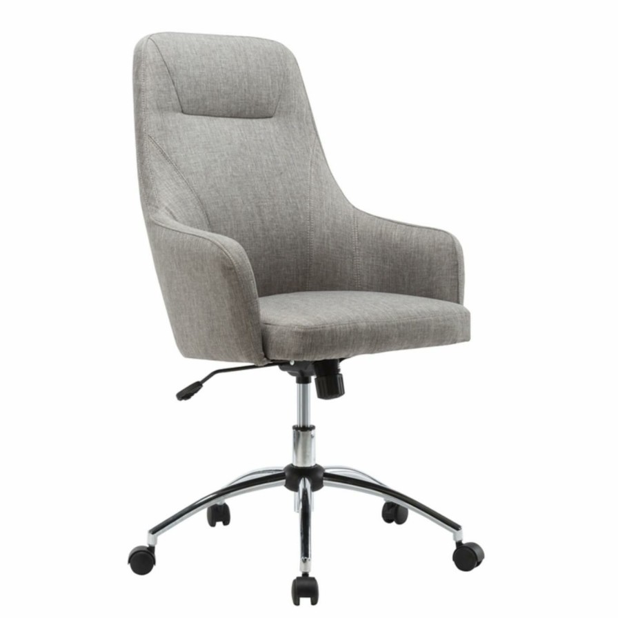 Task Chairs * | Brand New Task Chairs Techni Mobili Comfy Adjustable Height Office Desk Chair With Wheels