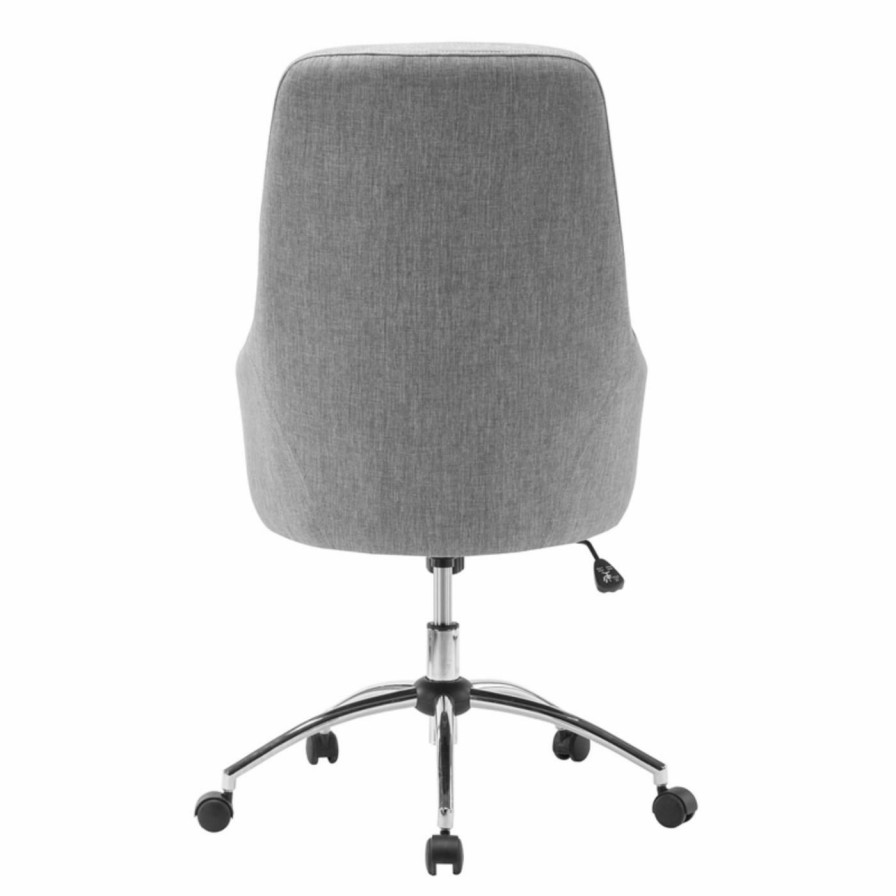 Task Chairs * | Brand New Task Chairs Techni Mobili Comfy Adjustable Height Office Desk Chair With Wheels