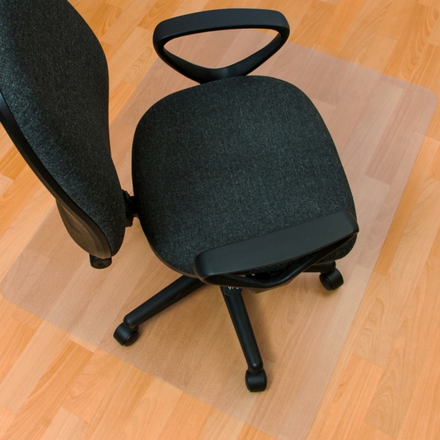 Computer Chair Mats * | Promo Cleartex Computer Chair Mats Floortex Ecotex Enhanced Chairmat For Hard Floors