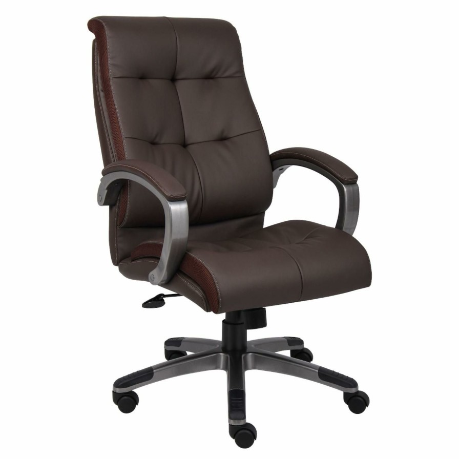 Office Chairs * | Wholesale Executive Chairs Boss Double Plush High Back Executive Chair