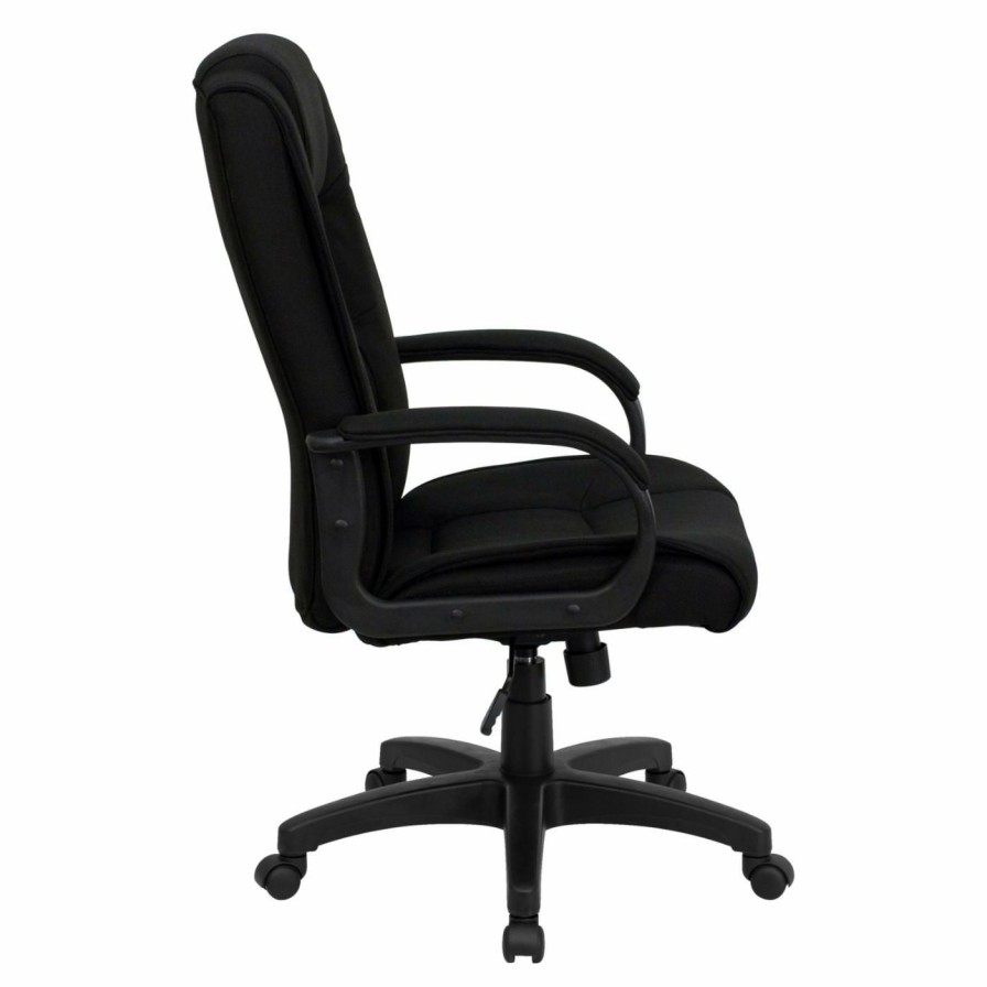 Office Chairs * | Wholesale Executive Chairs Flash Furniture High Back Fabric Executive Office Chair