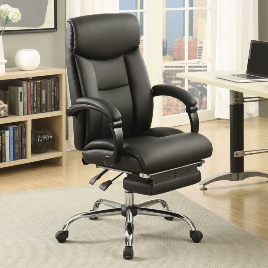 Office Chairs * | Coupon Executive Chairs Coaster Furniture Executive Chair With Chrome Base