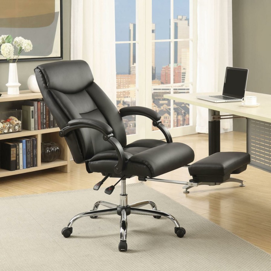 Office Chairs * | Coupon Executive Chairs Coaster Furniture Executive Chair With Chrome Base