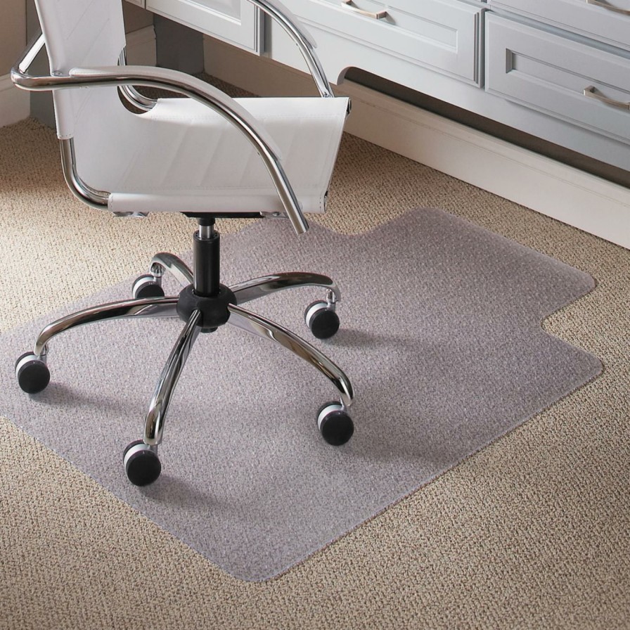 Computer Chair Mats * | Flash Sale Computer Chair Mats Es Robbins 45 X 53 Task Series Anchorbar Lip Chair Mat