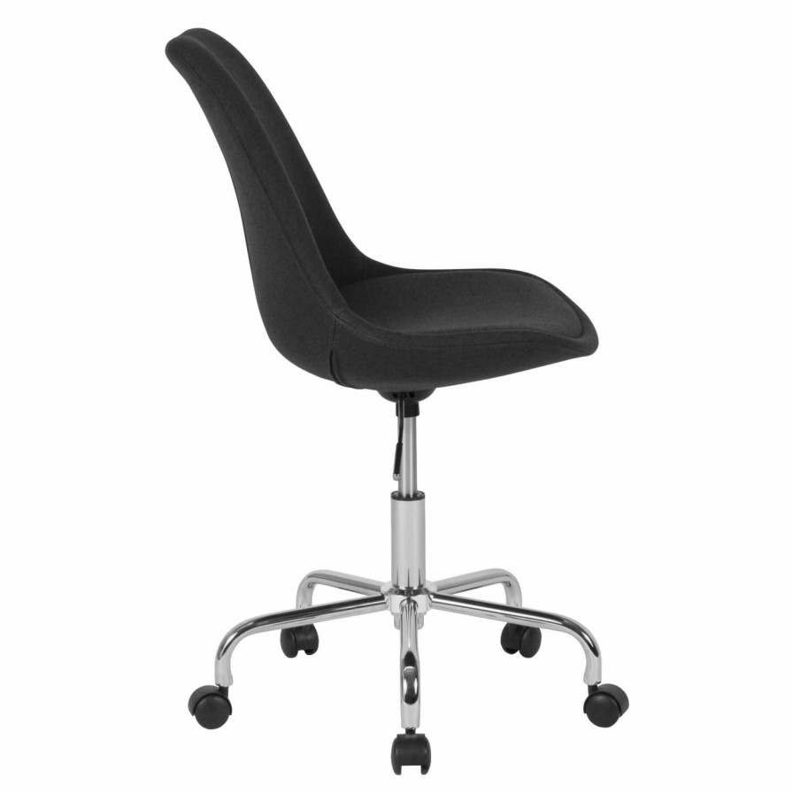 Task Chairs * | Wholesale Task Chairs Flash Furniture Aurora Series Mid-Back Fabric Task Chair