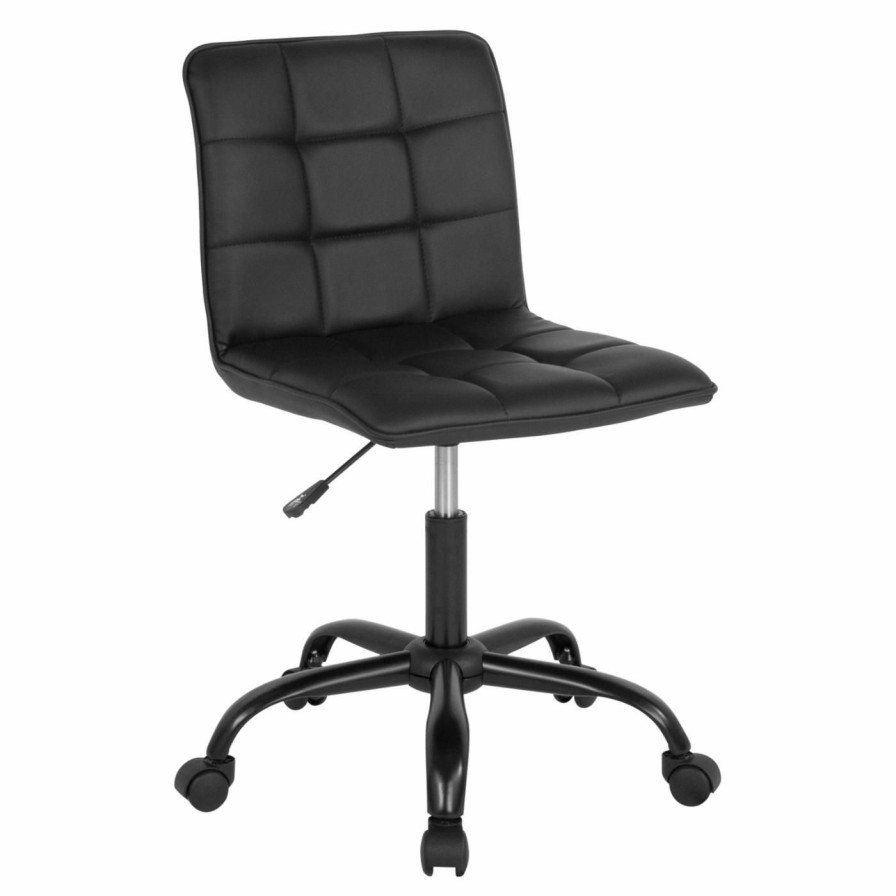 Task Chairs * | Wholesale Task Chairs Flash Furniture Sorrento Leather Office Task Chair