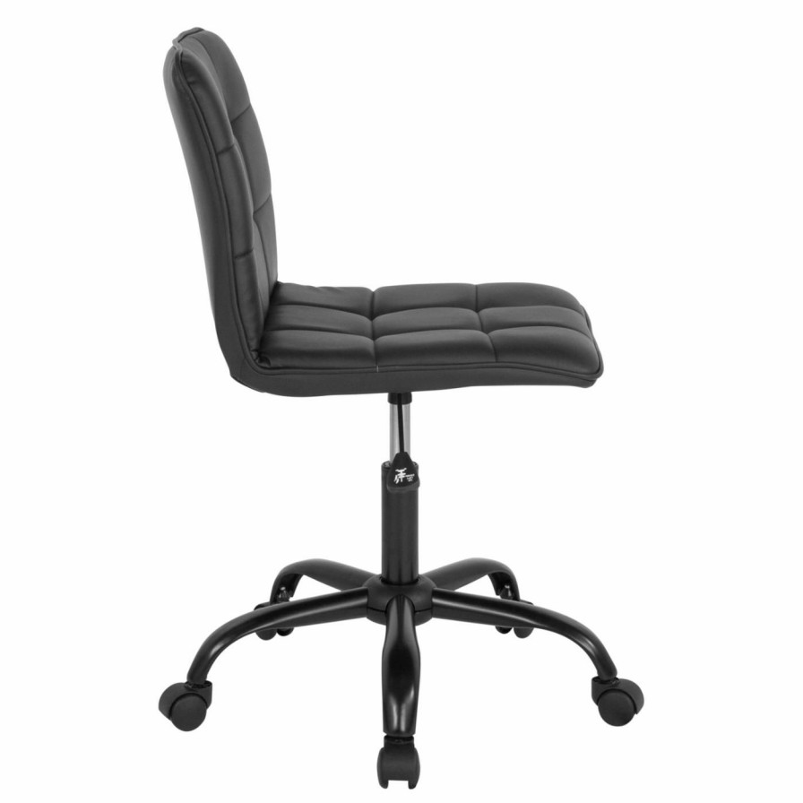 Task Chairs * | Wholesale Task Chairs Flash Furniture Sorrento Leather Office Task Chair