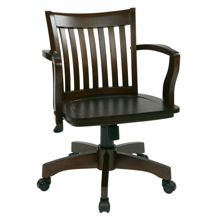 Office Chairs * | New Executive Chairs Osp Home Furnishings Deluxe Bankers Chair