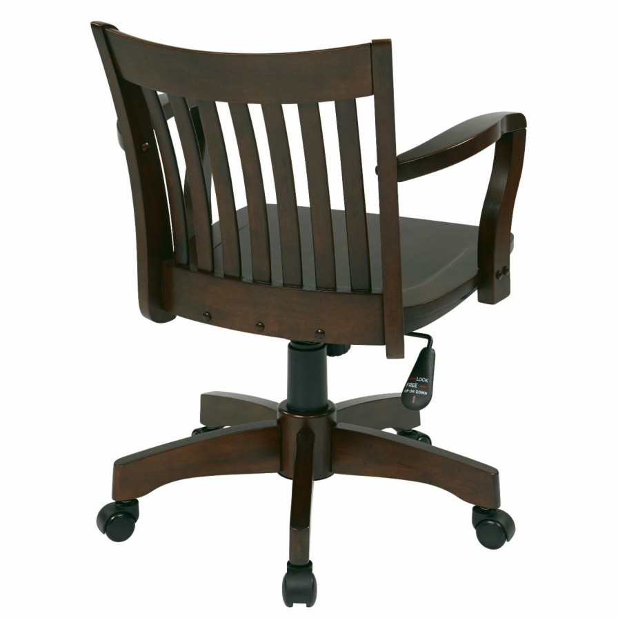 Office Chairs * | New Executive Chairs Osp Home Furnishings Deluxe Bankers Chair