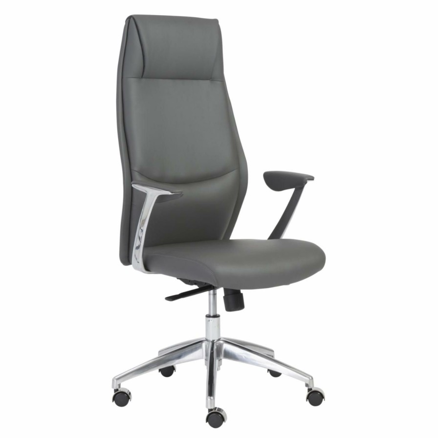 Task Chairs * | Outlet Executive Chairs Euro Style Crosby High-Back Office Chair