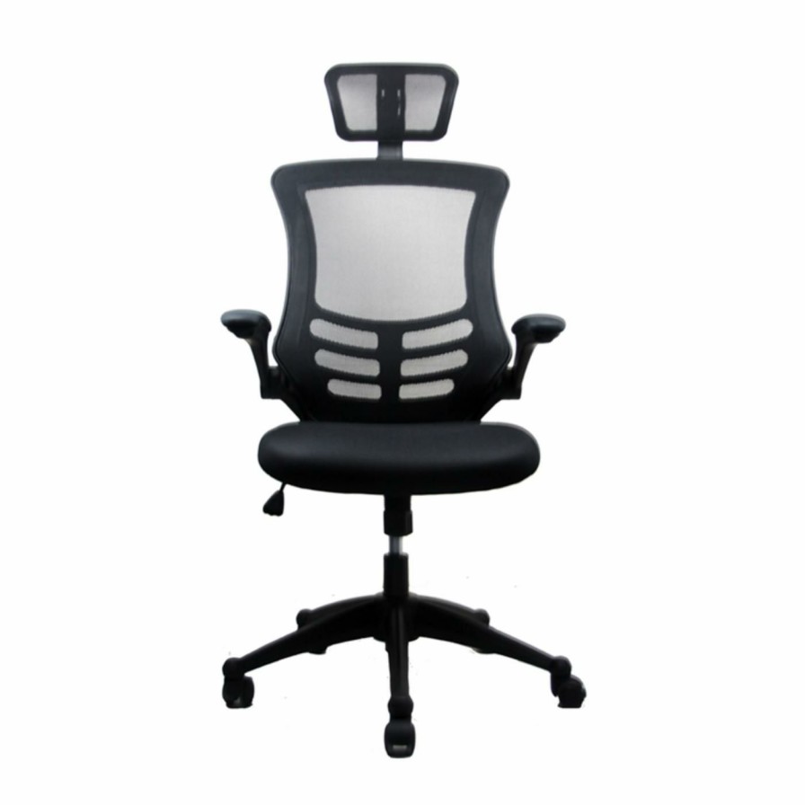 Office Chairs * | Best Sale Executive Chairs Techni Mobili Rta-80X5 Executive High Back Chair With Headrest