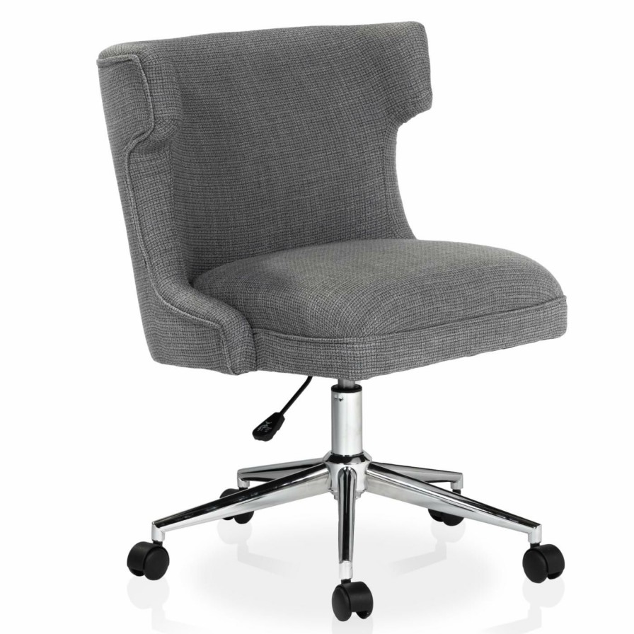 Task Chairs * | New Task Chairs Furniture Of America Cartanda Contemporary Wingback Swivel Office Chair