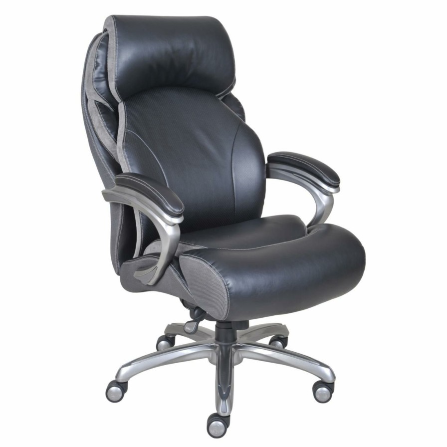 Task Chairs * | Best Deal Task Chairs Serta Smart Layers Big And Tall Executive Office Chair With Air Technology